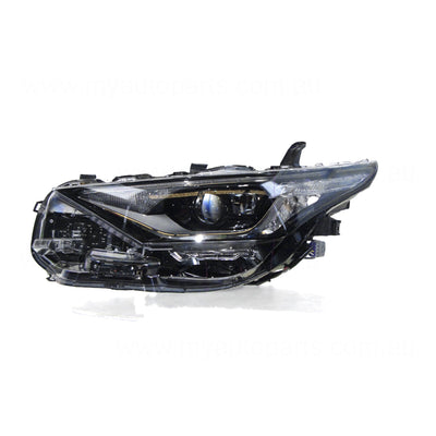 LED Head Lamp With Auto Levelling Passenger Side Genuine Suits Toyota Corolla ZRE182R ZR 3/2015 to 6/2018