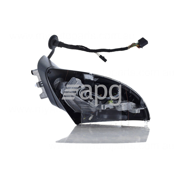 Black Door Mirror Drivers Side OEM Suits Volkswagen Touareg 7P 2015 to 2019