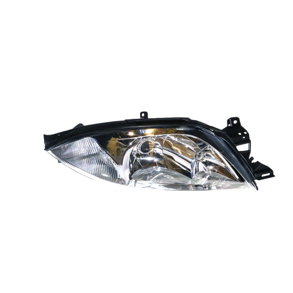 Chrome Halogen Head Lamp Drivers Side Certified Suits Ford Falcon Fairmont/Ghia AU2/AU3 2000 to 2002
