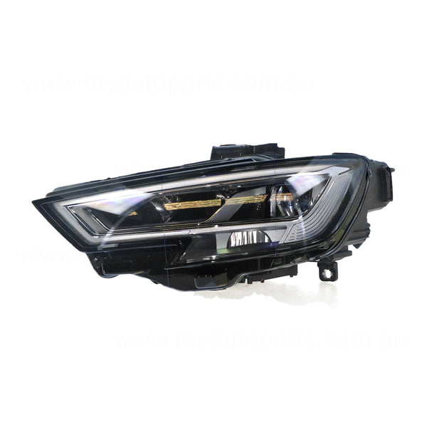LED Head Lamp Passenger Side Genuine suits Audi A3/S3/RS3 8V 2016 On