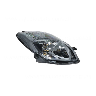Head Lamp Drivers Side Genuine suits Toyota Yaris 2008 to 2011