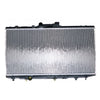 Radiator 31 / 31 mm Plastic Aluminium 350 x 688 x 26 mm Mauto 1.8 L 7A-FE Aftermarket Suits Toyota Corolla AE112R 1998 to 2001