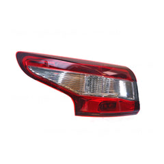 Black Red/Clear Tail Lamp Passenger Side Certified Suits Nissan Qashqai J11 2014 to 2018