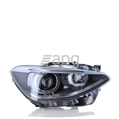 Certified Head Lamp Drivers Side suits BMW 1 Series F20 2012 to 2016