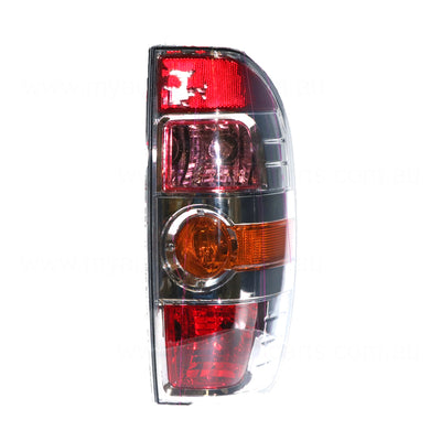 Chrome Tail Lamp Passenger Side Certified Suits Mazda BT50 UN 6/2008 to 10/2011