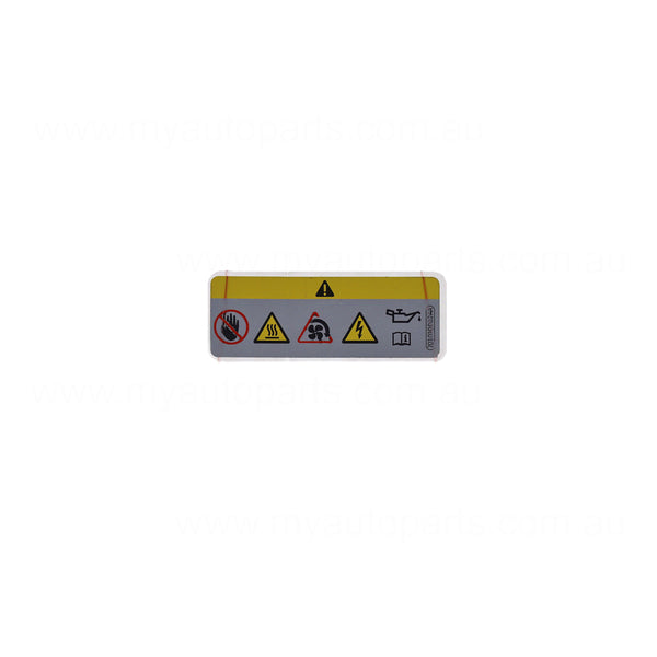 Warning Decal OEM suits Volkswagen