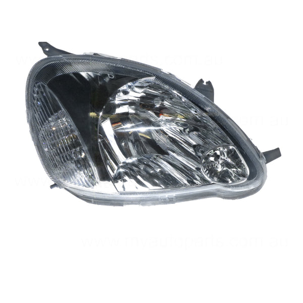 Halogen Manual Adjust Head Lamp Drivers Side Certified Suits Toyota Echo NCP10R/NCP13R 2002 to 2005
