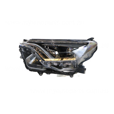 LED Head Lamp Passenger Side Genuine suits Toyota RAV4 2015 to 2019