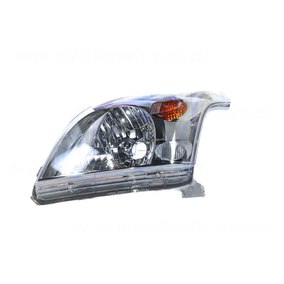 Halogen Head Lamp Passenger Side Genuine Suits Toyota Prado 120 Series VX/Grande 2007 to 2009
