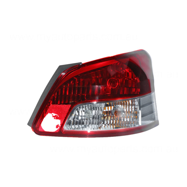 Red/Clear Tail Lamp Drivers Side Certified Suits Toyota Yaris NCP93R 2006 to 2016