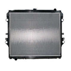 Radiator 32 / 35 mm Plastic Aluminium 550 x 656 x 16 mm Manual 2.7 L 2TRFE Aftermarket Suits Toyota Hilux TGN121R 2015 to 2020