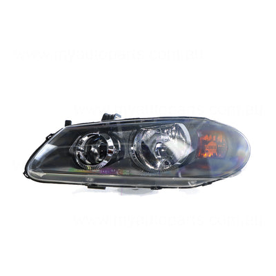 Grey Head Lamp Passenger Side Certified Suits Nissan Pulsar N16 9/2002 to 1/2006