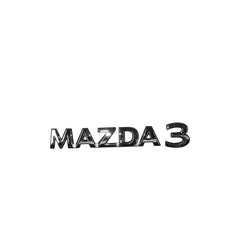 Boot lid Emblem "Mazda3" Genuine suits Mazda 3 BP Sedan 2019 On