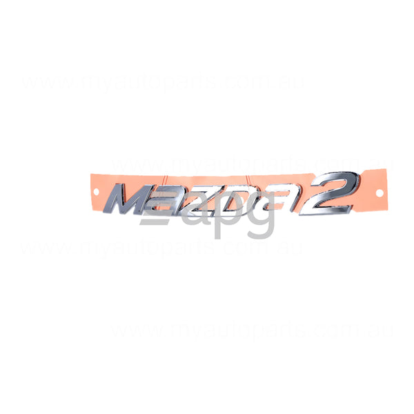 Boot lid Emblem "Mazda 2" OEM Suits Mazda 2 DL 2015 to 2017