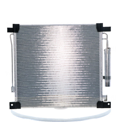 530 x 480 x 17 mm 5.19 mm Fin With Drier A/C Condenser Aftermarket suits Mitsubishi