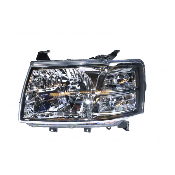 Halogen Manual Adjust Head Lamp Passenger Side Certified Suits Ford Ranger PJ 2006 to 2009