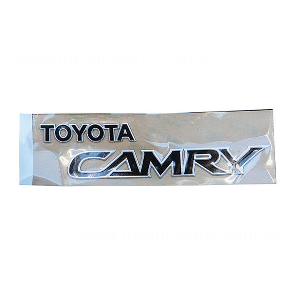 Black Boot lid Emblem "Toyota Camry" OEM Suits Toyota Camry MCV36R 2002 to 2006