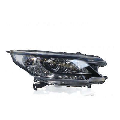 Bi-Xenon Electric Adjust Without Adaptive Cornering Head Lamp Passenger Side Certified Suits Honda CR-V RM 2012 to 2014