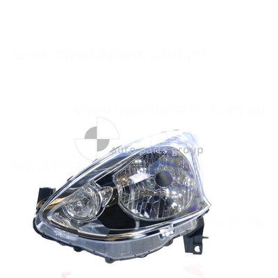 Halogen Head Lamp Passenger Side Certified Suits Nissan Micra K13 2015 to 2016