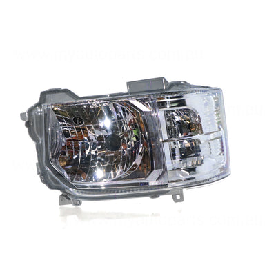 Halogen Head Lamp Drivers Side Certified Suits Toyota Hiace LWB 2013 to 2019