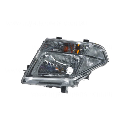 Halogen Electric Adjust Head Lamp Passenger Side OEM Suits Nissan Navara D40 2008 to 2015