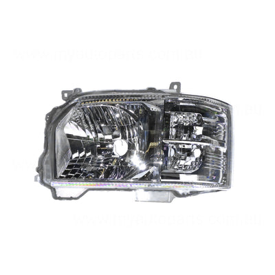 Halogen Head Lamp Passenger Side Genuine Suits Toyota Hiace LWB 2013 to 2019