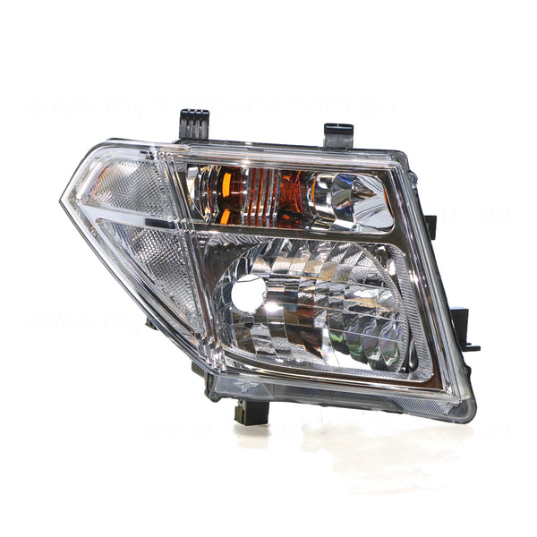 Halogen Electric Adjust Head Lamp Drivers Side OEM Suits Nissan Navara D40 2008 to 2015