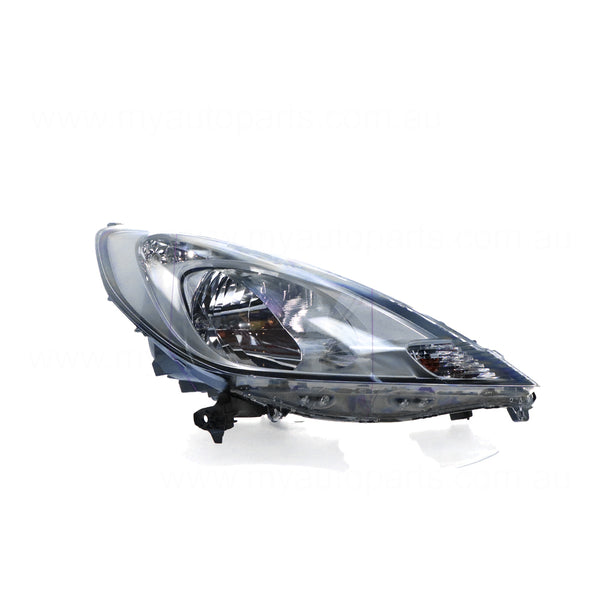 Halogen Manual Adjust Head Lamp Drivers Side OEM Suits Honda Jazz GE 2008 to 2014