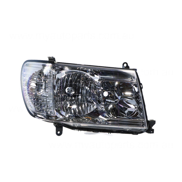 Head Lamp Drivers Side OEM Suits Toyota Landcruiser 100 Series 2005 to 2007