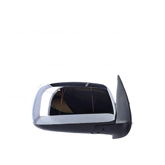 Chrome Door Mirror Electric Adjust Drivers Side Certified suits Toyota Hilux 15/25/26 Series Dual Cab 4WD SR5 2010 to 2011