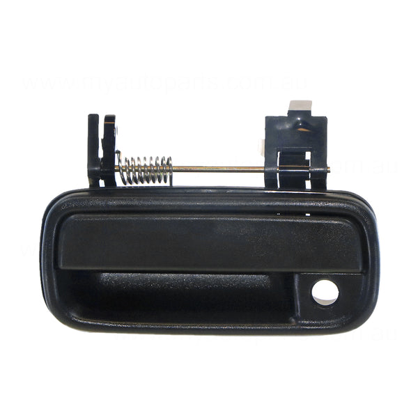 Black Front Door Outer Handle Passenger Side Aftermarket suits Toyota Hilux 140/150/160/170 Series 1997 to 2005