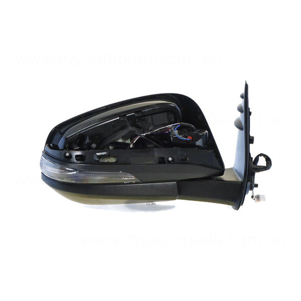 Door Mirror with Indicator Drivers Side OEM suits Toyota Hilux GUN126R/136R 2017 On
