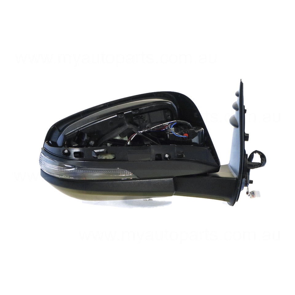 Door Mirror with Indicator Drivers Side OEM suits Toyota Hilux GUN126R/136R 2017 On