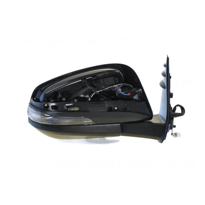 Door Mirror with Indicator Drivers Side OEM suits Toyota Hilux GUN126R/136R 2017 On