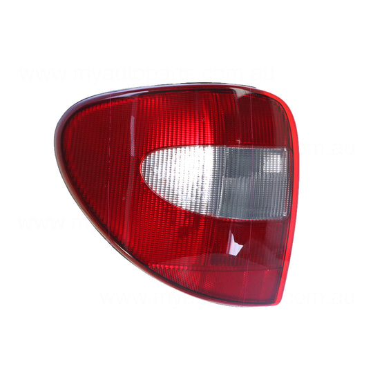 Black Red/Clear Tail Lamp Passenger Side Aftermarket Suits Chrysler Voyager RG 2004 to 2010