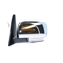 Chrome Door Mirror With Indicator Passenger Side OEM suits Mitsubishi Pajero 2008 On