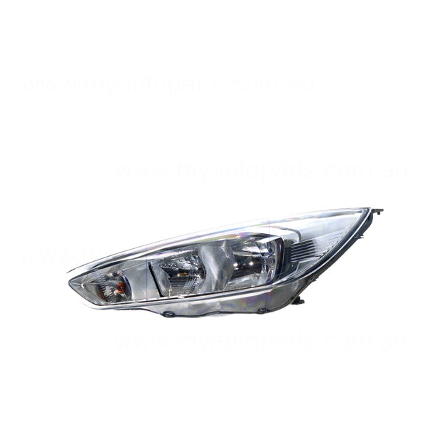Halogen Manual Adjust Head Lamp Passenger Side OEM Suits Ford Focus LZ 2015 to 2018