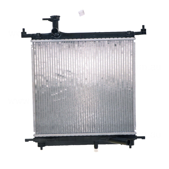 Radiator 30 / 30 mm Plastic Aluminium 400 x 428 x 16 mm Manual 1.2 L HR12 Aftermarket Suits Nissan Micra K13 2010 to 2016
