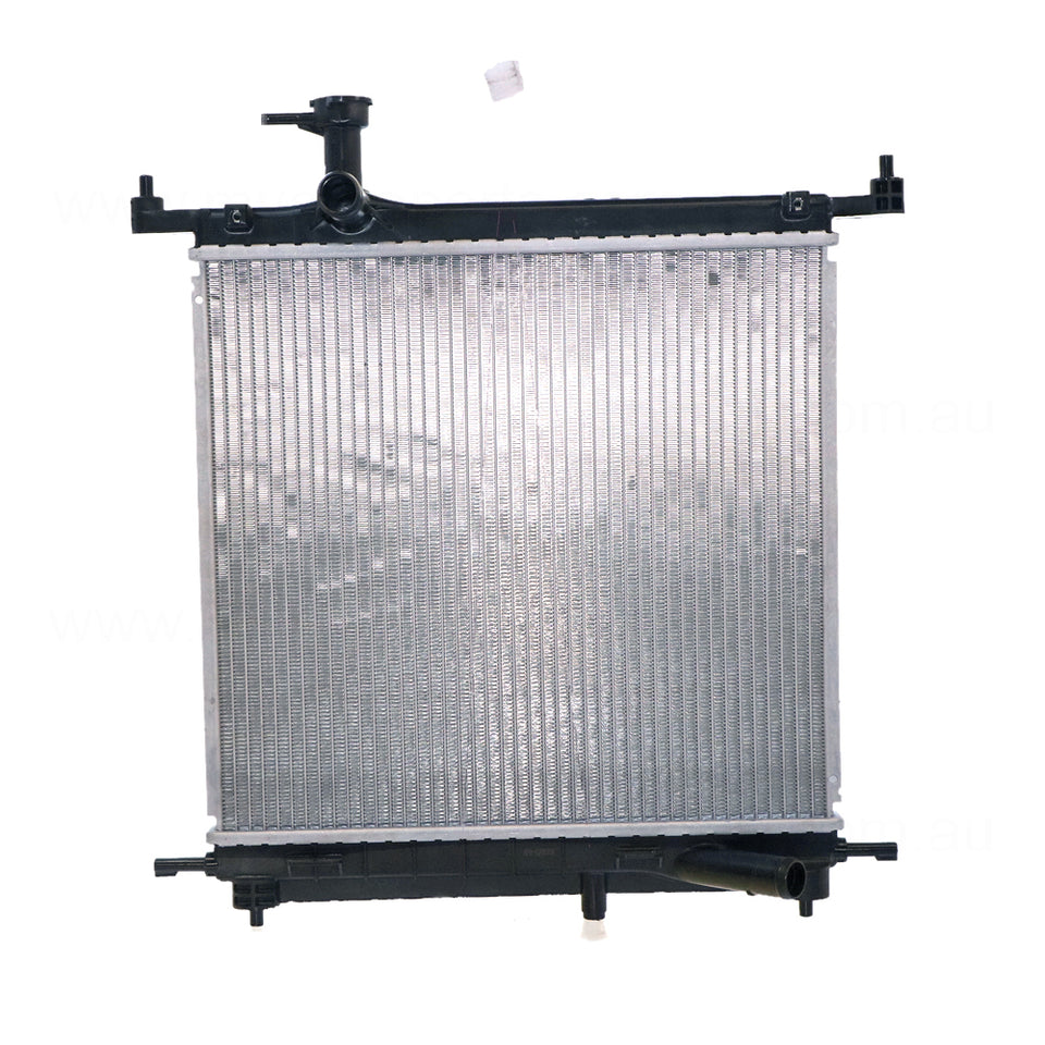 Radiator 30 / 30 mm Plastic Aluminium 400 x 428 x 16 mm Manual 1.2 L HR12 Aftermarket Suits Nissan Micra K13 2010 to 2016