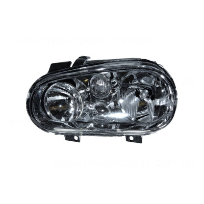 Halogen Electric Adjust Head Lamp Passenger Side Certified Suits Volkswagen Golf 1J 1998 to 2004