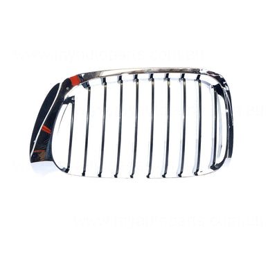 Grille Passenger Side Aftermarket Suits BMW 3 Series E46 1999 to 2003