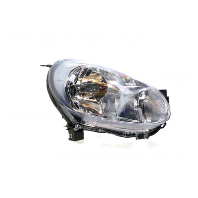 Halogen Head Lamp Drivers Side Certified Suits Nissan Micra K13 2010 to 2013