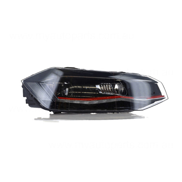 LED Head Lamp Drivers Side OEM Suits Volkswagen Polo AW 2018 to 2021