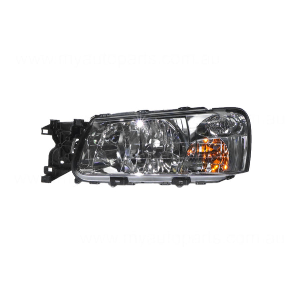Chrome Head Lamp Passenger Side Genuine suits Subaru Forester SG 2002 to 2005