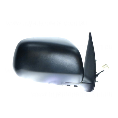Black Door Mirror Electric Adjust Drivers Side OEM suits Toyota Hilux 15/16/25/26 Series SR & SR5 2007 to 2010