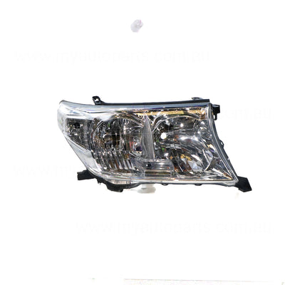 Head Lamp Drivers Side Certified suits Toyota Landcruiser 200 Series 2007 to 2015