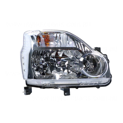 Halogen Manual Adjust Head Lamp Drivers Side Genuine Suits Nissan X-Trail T31 2007 to 2014
