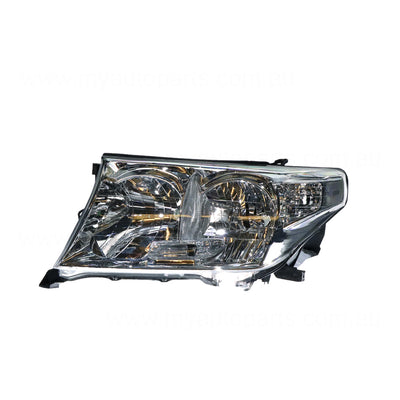Head Lamp Passenger Side Certified suits Toyota Landcruiser 200 Series 2007 to 2015