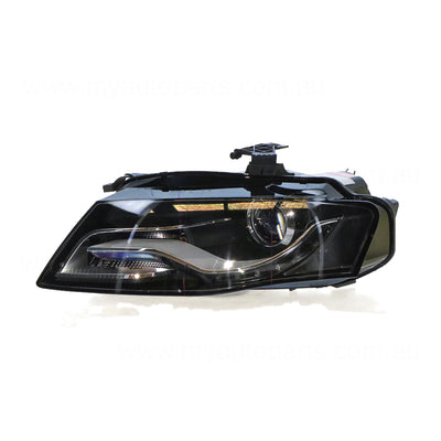 Bi-Xenon Head Lamp Passenger Side Certified Suits Audi A4 B8 4/2008 to 5/2012