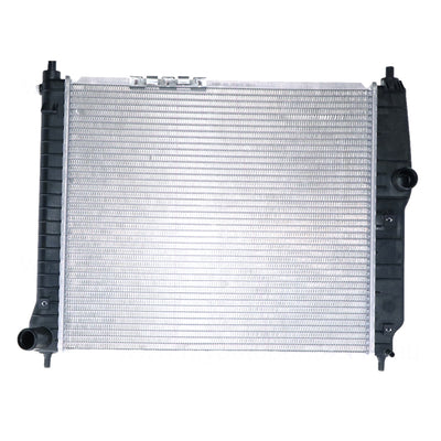 Radiator 34 / 34 mm Plastic Aluminium 480 x 415 x 16 mm Manual 1.5L L F15S3 Aftermarket Suits Daewoo Kalos T200 2003 to 2004